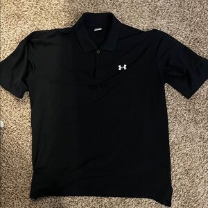 Under Armour Men's Polo in Classic Black